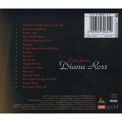 Diana Ross - Love from (CD)