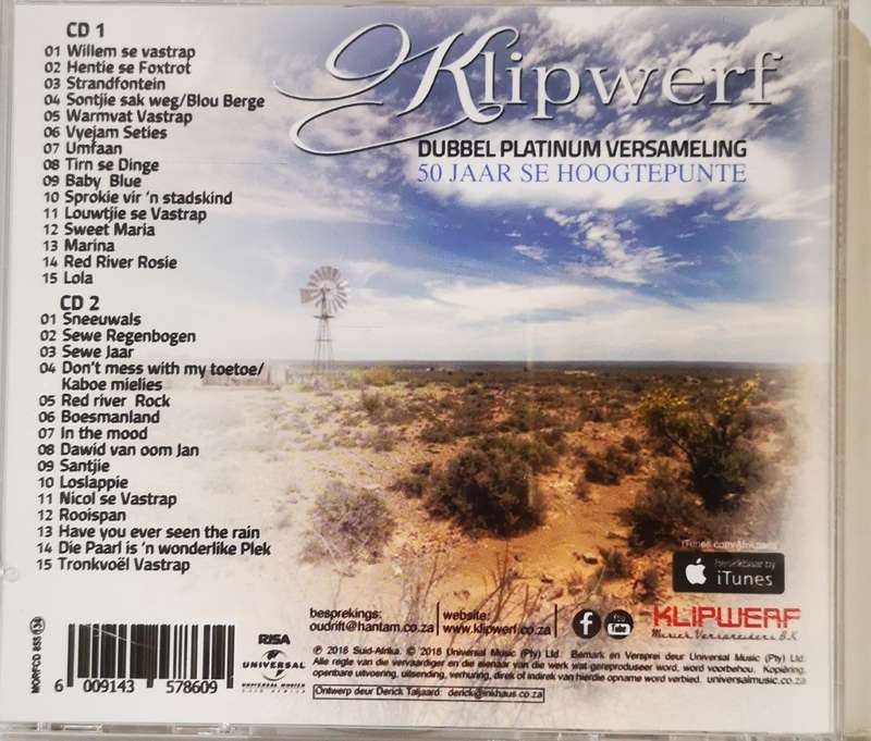 Die Klipwerf Boereorkes - 50 Jaar se Hoogtepunte (2-CD)