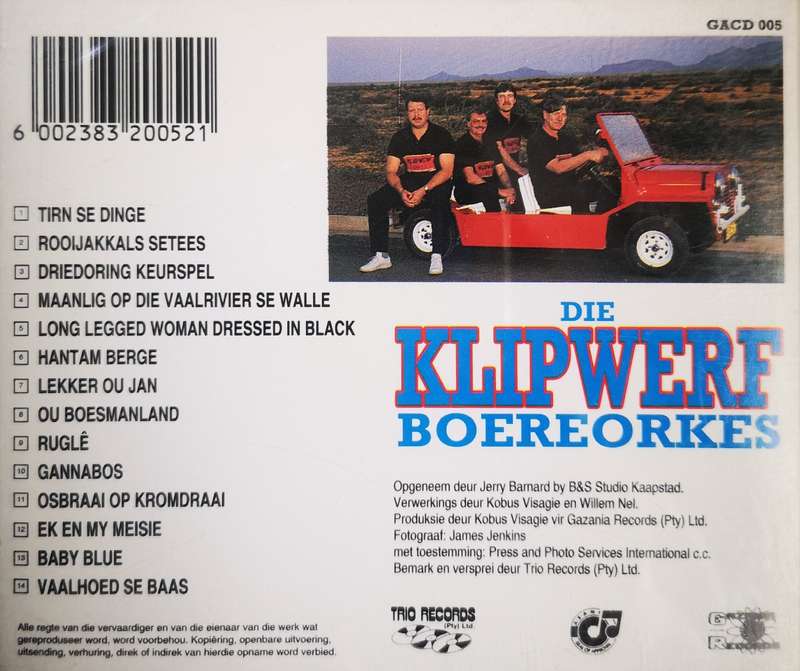 Die Klipwerf Boereorkes - Hantam Berge (CD) [New]