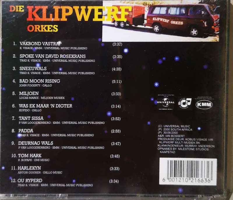 Die Klipwerf Boereorkes - Hantam Deurnag (CD)