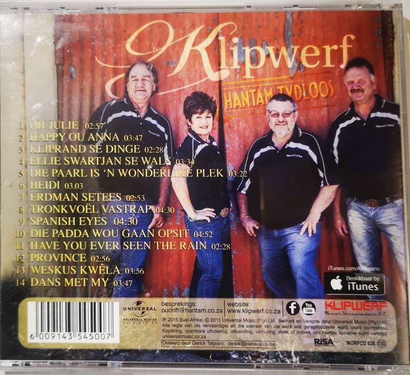 Die Klipwerf Boereorkes - Hantam Tydloos (CD)