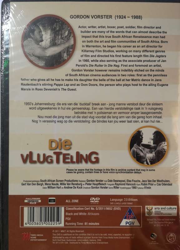 Die Vlugteling (DVD) [New]
