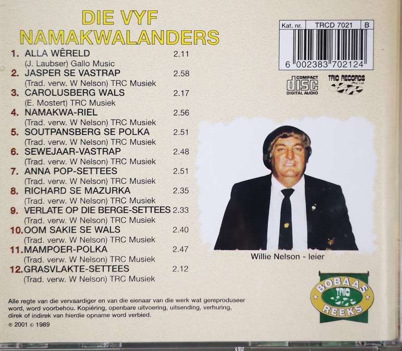 Die Vyf Namakwalanders - Alla Wereld (CD)