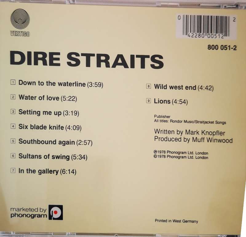 Dire Straits - Dire Straits (CD)