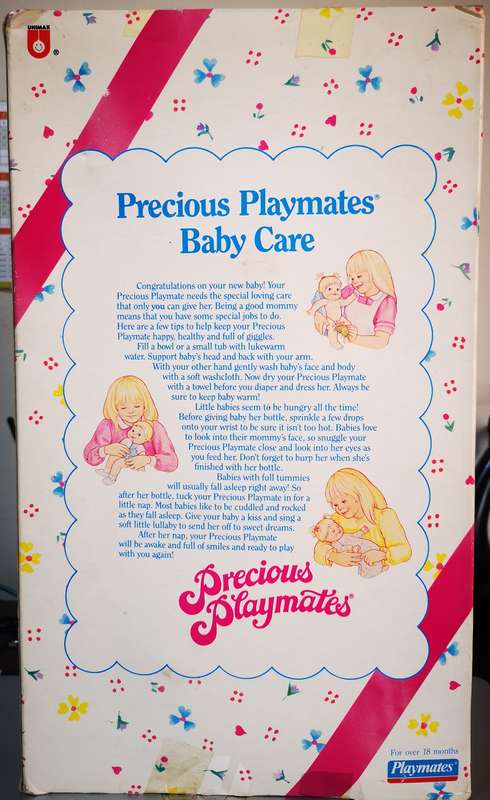 Vintage Doll 1987 Precious Playmates Baby Bathe-A-Lot Doll [New!!]