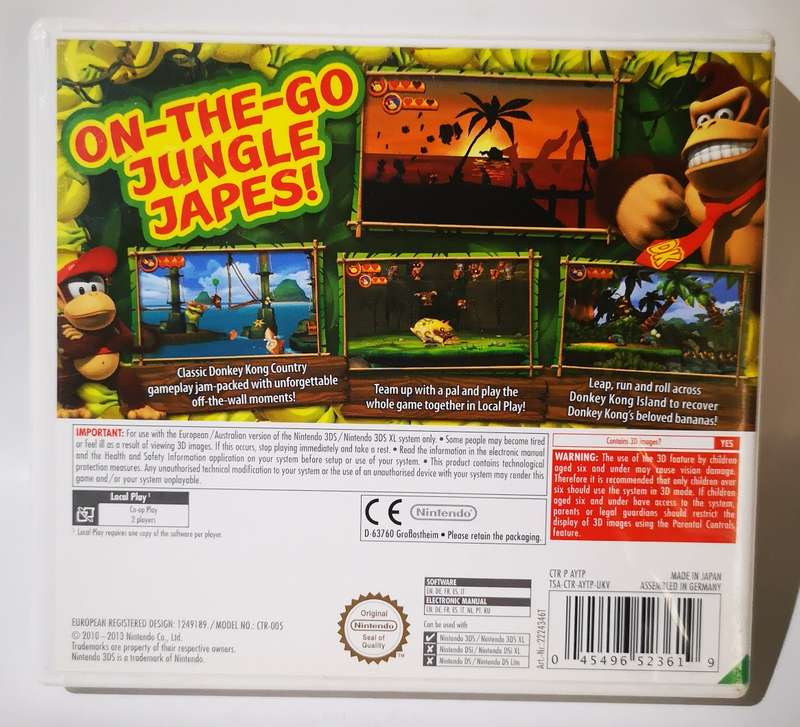 Donkey Kong - Country Returns (Nintendo 3DS)