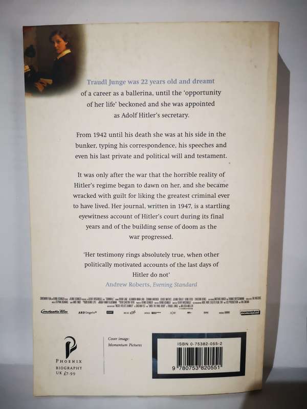 Downfall - Until the Final Hour - By Traudl Junge (Book)