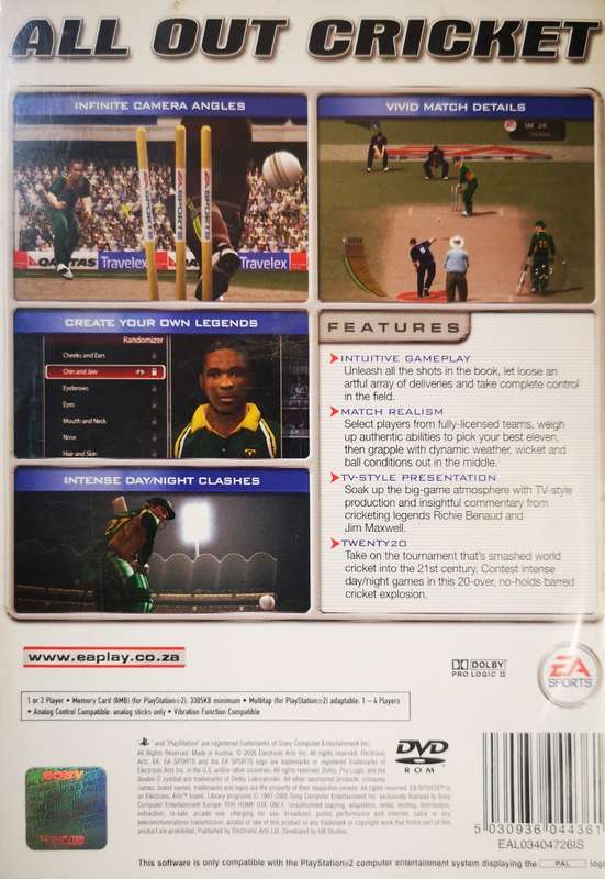 EA Sports - Cricket 2005 (PS2)