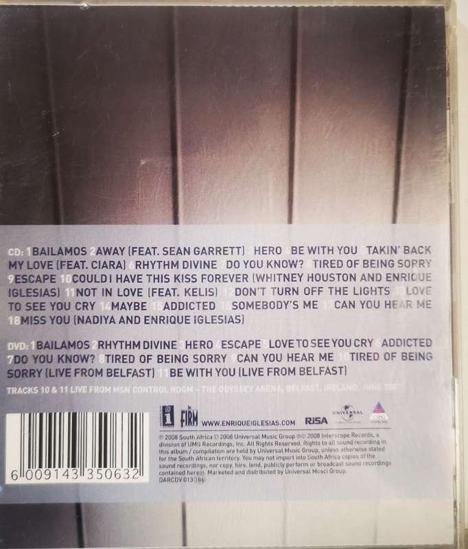 Enrique Iglesias - Greatest Hits (CD+DVD)