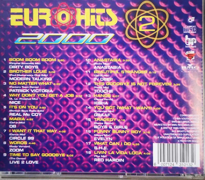Euro Hits 2000 Vol 2 (2-CD)