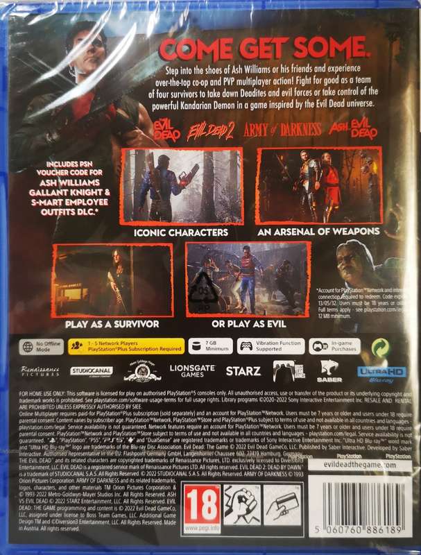 Evil Dead - The Game (PS5) [New]