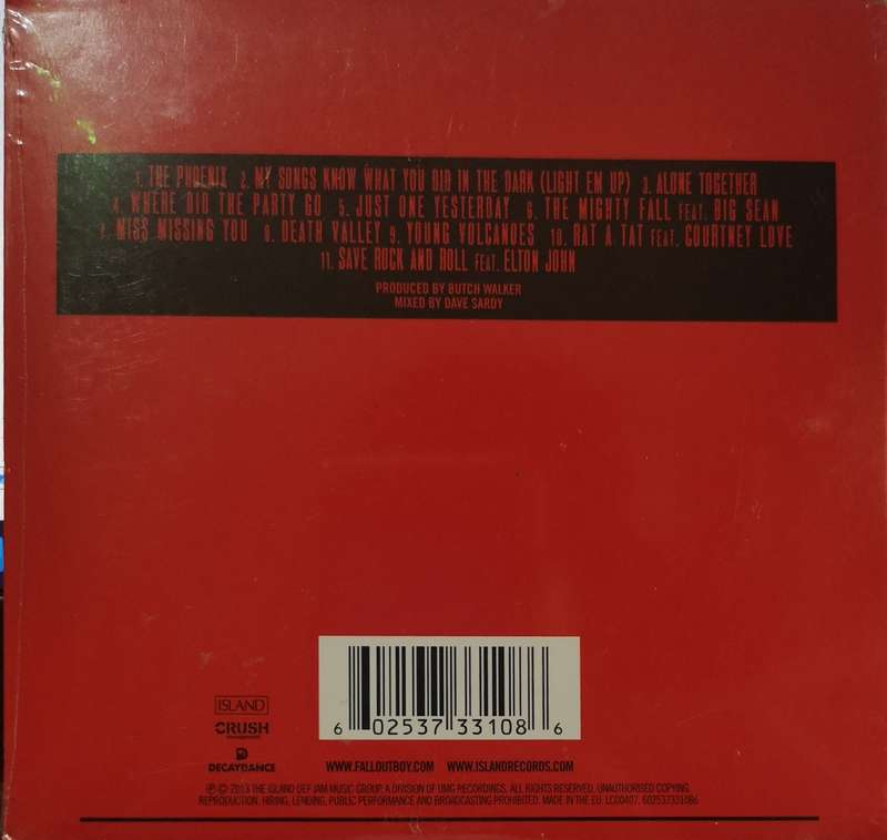 Fall Out Boy - Save Rock And Roll (Digipack CD) [New]
