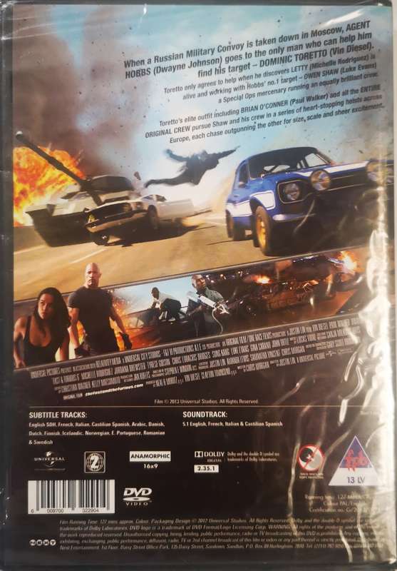 Fast & Furious 6 (DVD)