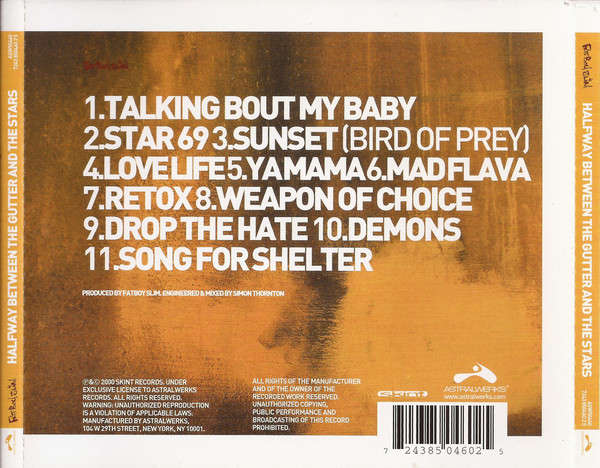 Fatboy Slim - Halfway between the gutter and the stars (Explicit CD) [New]