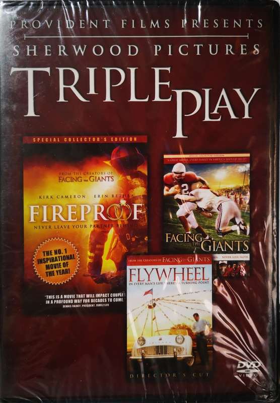 Triple Play - Fireproof, Facing The Giants, Flywheel (3-DVD) [New]