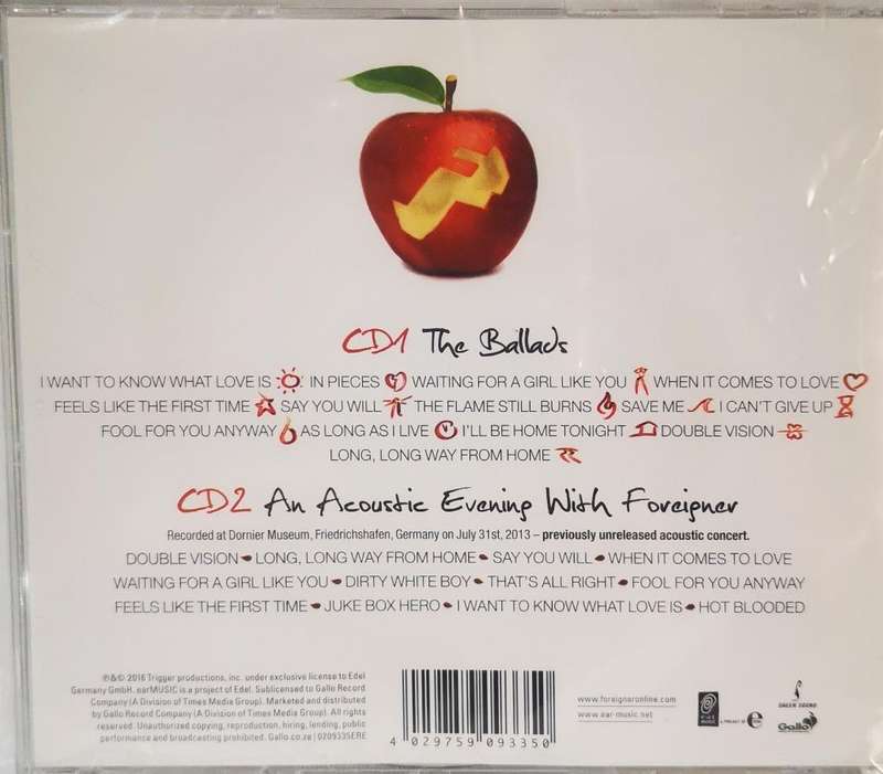 Foreigner - I Want To Know What Love Is - The Ballads (2-CD) [New]