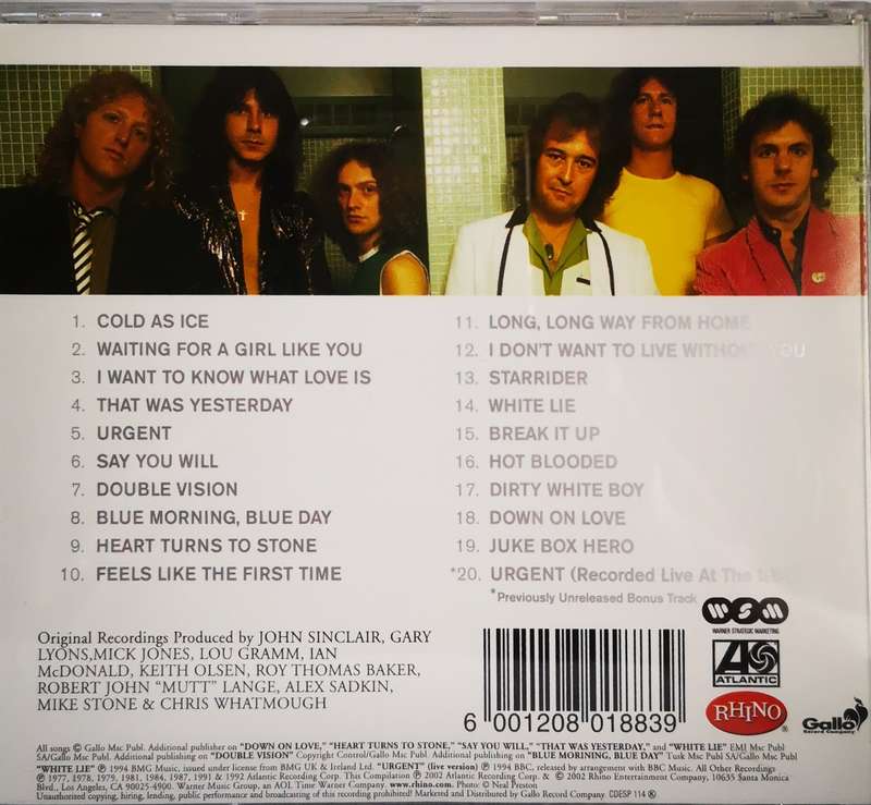 Foreigner - The Definitive (CD)