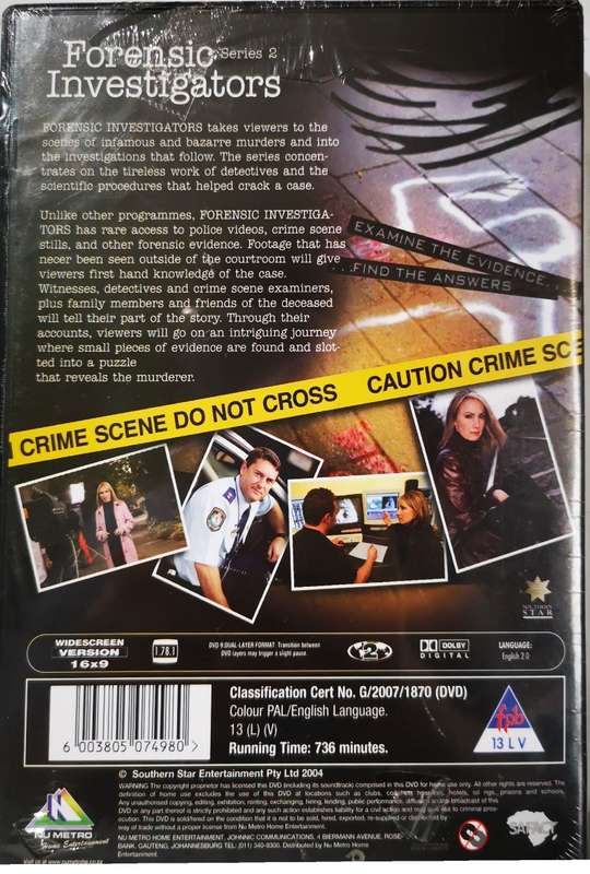 Forensic Investigators - Series 2 (DVD) [New]