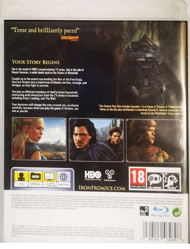 Game Of Thrones - A Telltale Games Series (PS3)