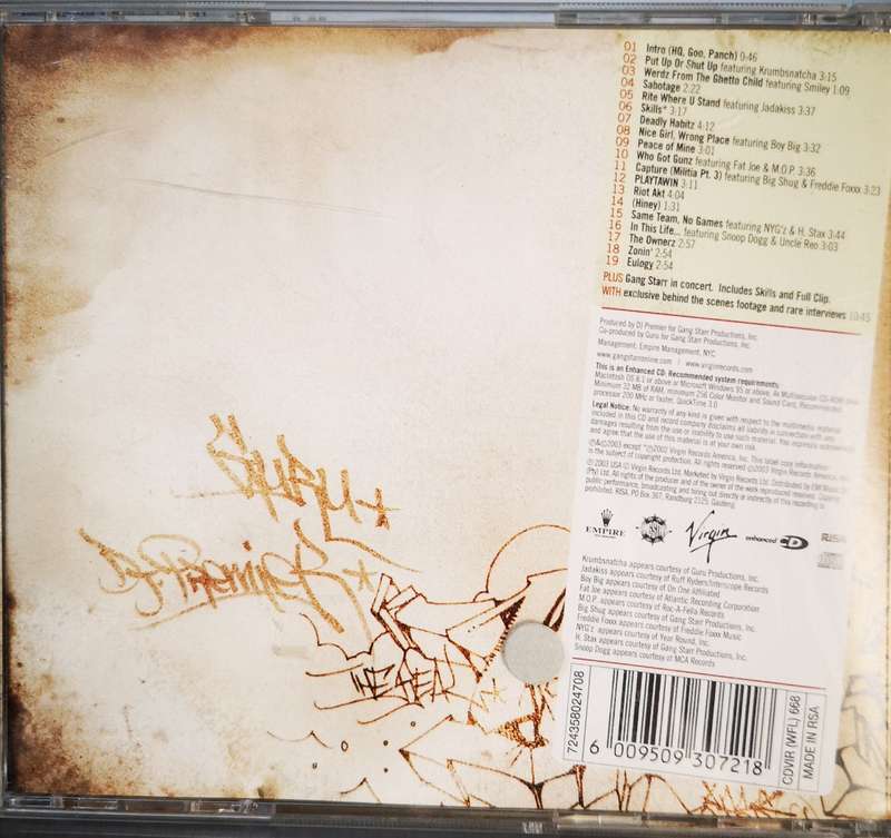 Gang Starr - The Ownerz (CD)