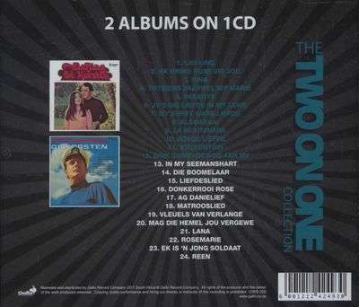 Ge Korsten - 2 On 1 Liefling and In My Seemanshart (CD) [New]