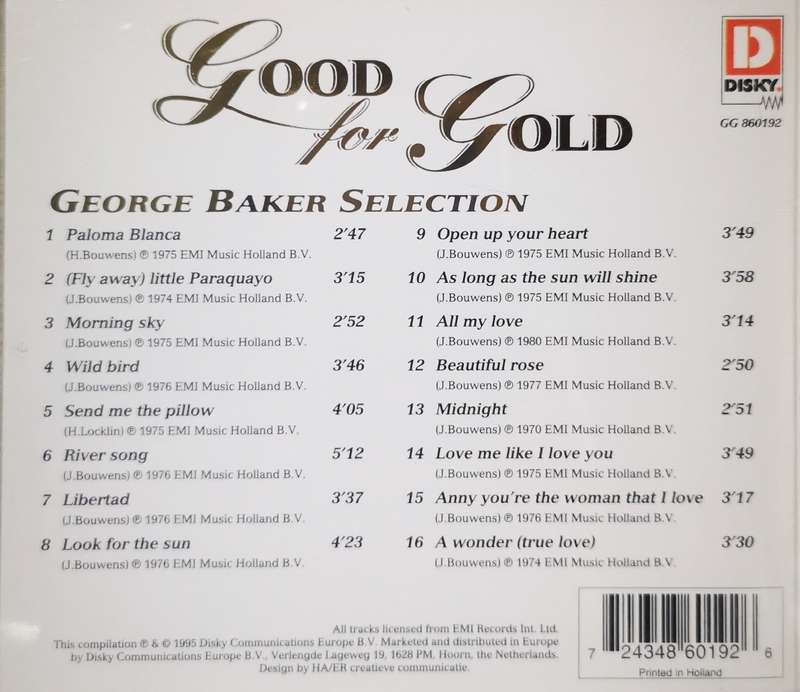George Baker Selection - Good for Gold (CD)