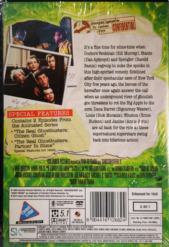 Ghostbusters 2 (DVD) [New]