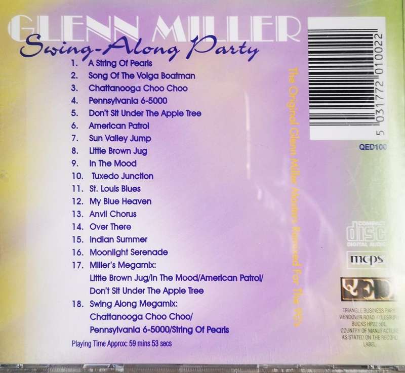 Glenn Miller - Swing-Along Party (The Original Glenn Miller Masters Remixed For The 90's) (CD)