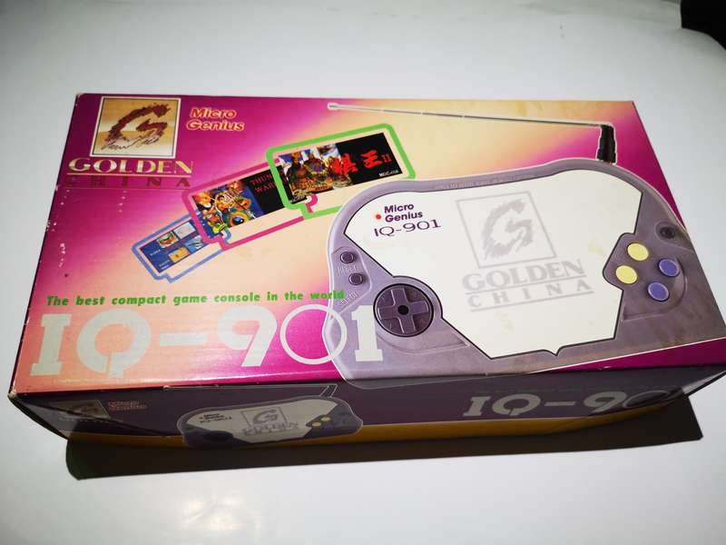 Vintage Retro Gaming Arcade Console - Golden China - Micro Genius IQ-901 []
