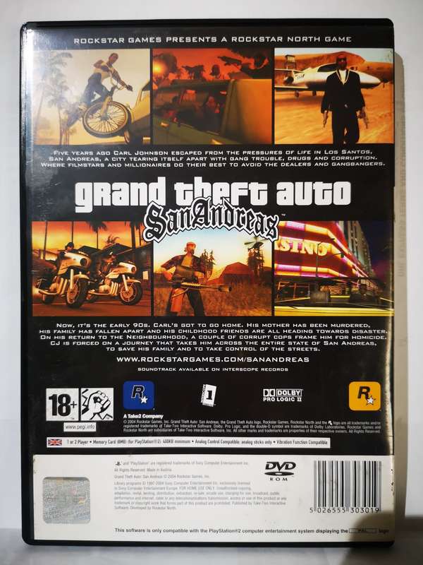 Grand Theft Auto - San Andreas (PS2)
