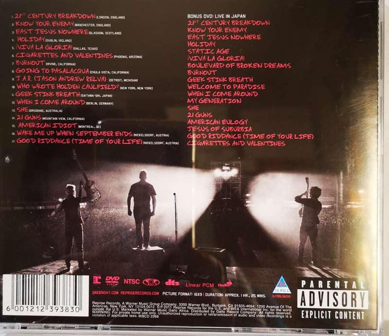 Green Day - Awesome As F**k (CD+DVD)
