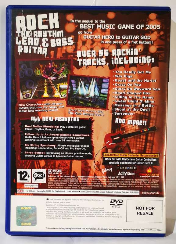 Guitar Hero II (PS2)