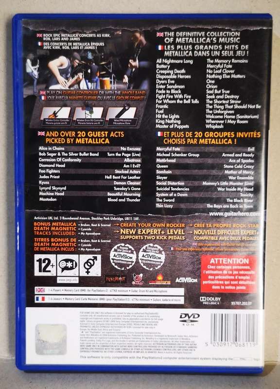 Guitar Hero Metallica (PS2)