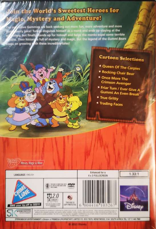 Adventures of the Gummi Bears - Volume 2 Episodes 37-42 (DVD) [New]