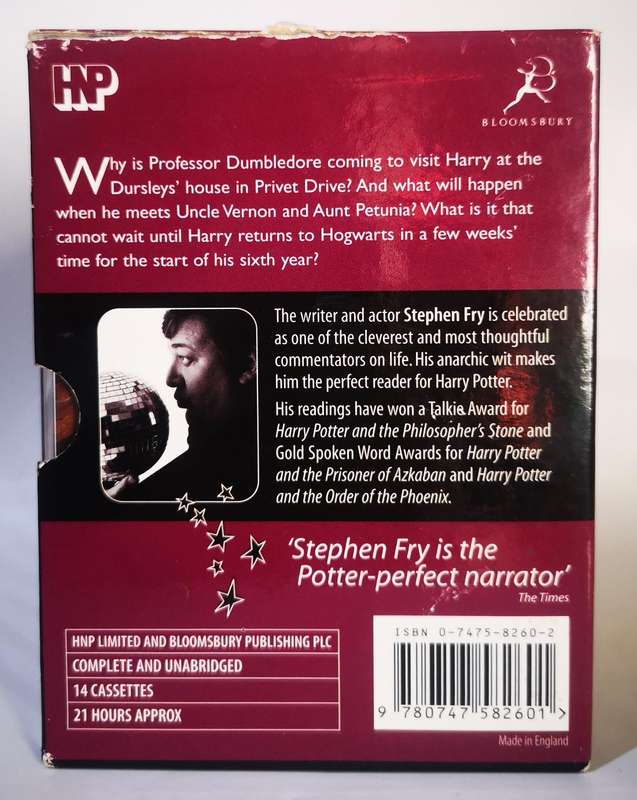 Harry Potter and the Half-Blood Prince - Read by Stephen Fry (14-Cassette)