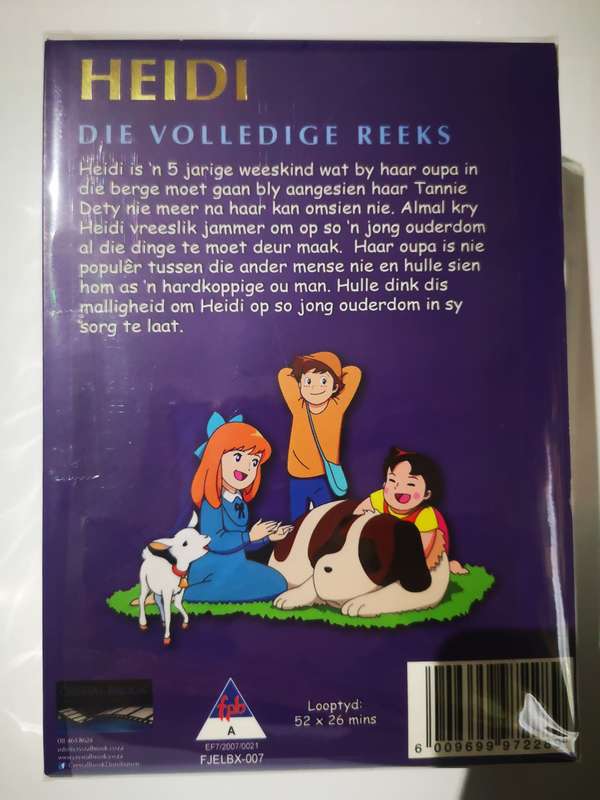 Heidi - Die Volledige Reeks - Episodes 1-52 (10 DVD)