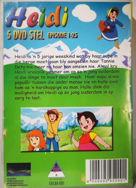 Heidi Box Set 1 - Episodes 1-25 (5-DVD)