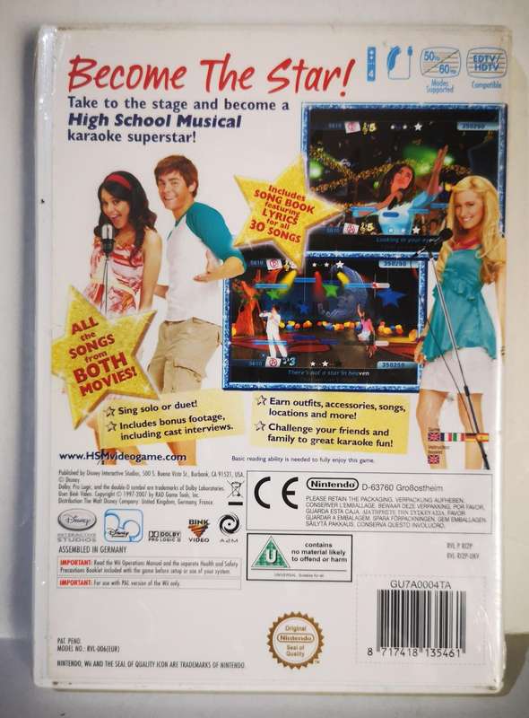 High School Musical - Sing it! (Wii) [NEW]