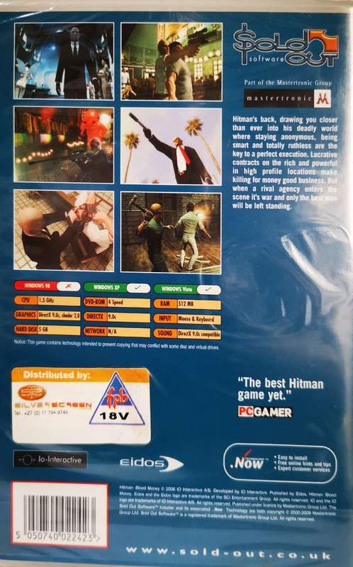 Hitman - Blood Money (PC) [New]
