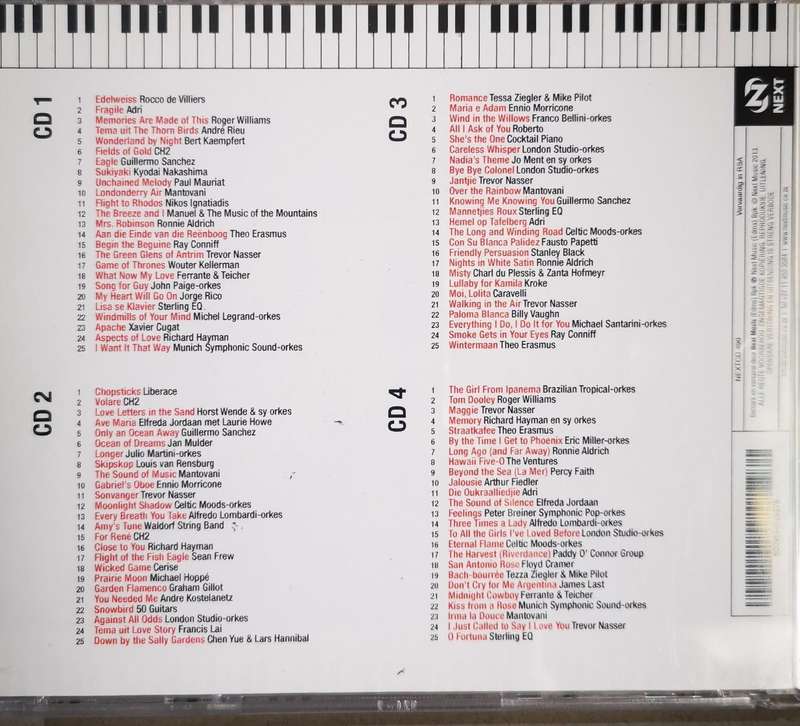 Huisgenoot 100 Instrumentale Gunstelinge - Vol 1 (4-CD)