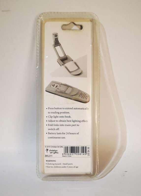Hydraulic Book Light (Psalm 119:105) - Black