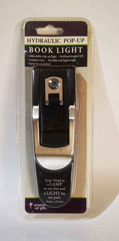 Hydraulic Book Light (Psalm 119:105) - Black