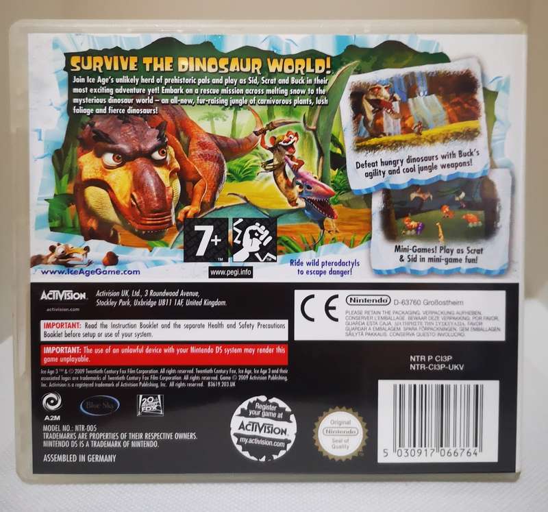 Ice Age 3 - Dawn of the Dinosaurs (Nintendo DS)