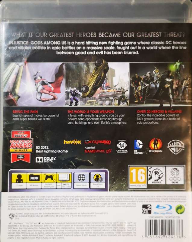 Injustice - Gods Among Us (PS3)