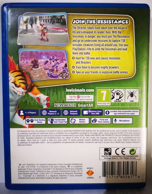 Invizimals - The Resistance (PS Vita)