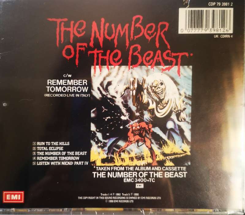 Iron Maiden - Run To The Hills - The Number Of The Beast (CD) [New]