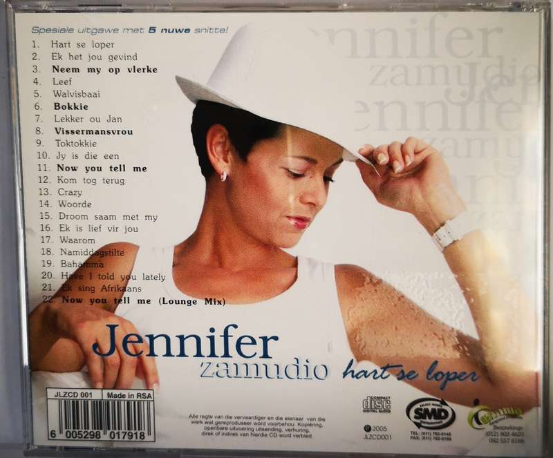 Jennifer Zamudio - Hart se Loper (CD)