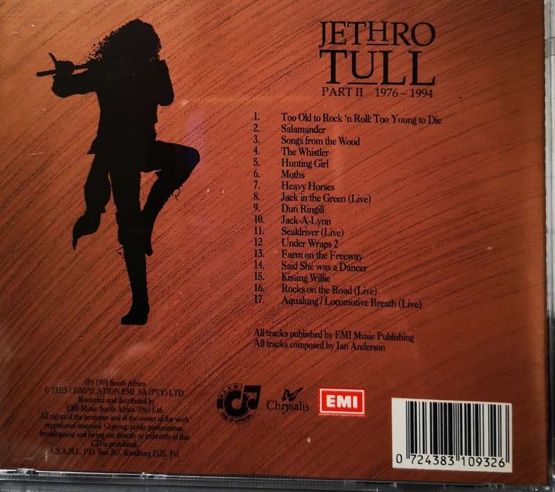 Jethro Tull - Platinum Collection - Part II 1976-1994 (CD)