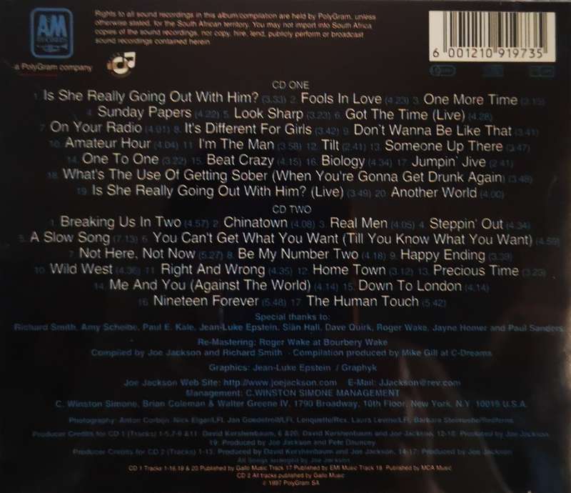 Joe Jackson - This Is It - The A&M Years 1979-1989 (2-CD)