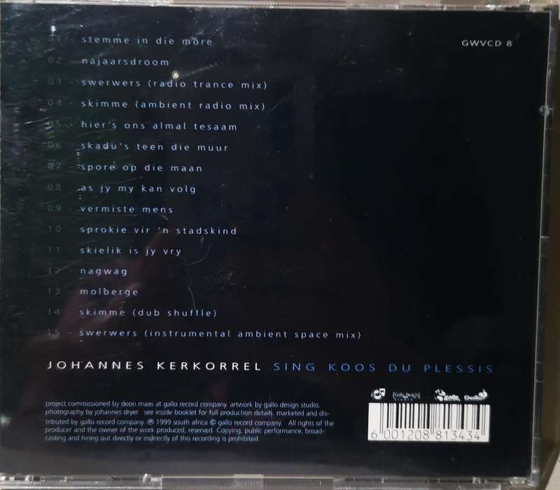 Johannes Kerkorrel - Sing Koos du Plessis (CD)